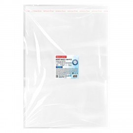 Пакеты БОПП с клеевым клапаном КОМПЛЕКТ 100 штук, 30 х 40 + 4 см, 53 мкм с усиленным швом, BRAUBERG, 700418