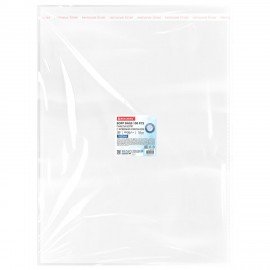 Пакеты БОПП с клеевым клапаном КОМПЛЕКТ 100 штук, 40 х 50 + 4 см, 53 мкм с усиленным швом, BRAUBERG, 700419
