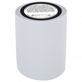 Клейкая лента бордюрная для ванны и кухни 80 мм х 3,2 м, белая, акриловая основа, WBZ, 700428