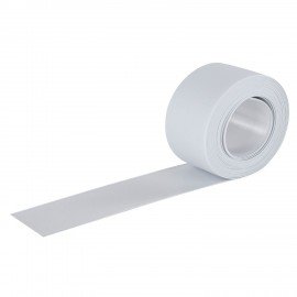 Клейкая лента бордюрная для ванны и кухни 38 мм х 3,2 м, белая, акриловая основа, WBZ, 700430