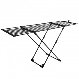 Сушилка напольная для белья раскладная 3 зоны сушки, 20 метров LAIMA HOME DUO SLIDING BLACK, 700469