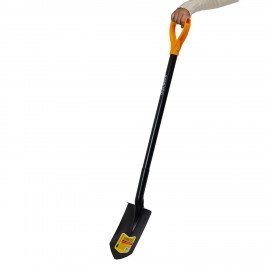 Лопата штыковая стальная RABBITEX "STRONG METAL" 19х27см, L=115см, черенок сталь V-ру, 700476