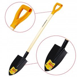 Лопата штыковая стальная 22х29см, L=115см, деревянный черенок, V-ручка, RABBITEX "sta, 700478