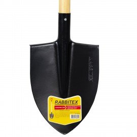 Лопата штыковая стальная 22х29см, L=115см, деревянный черенок, V-ручка, RABBITEX "sta, 700478