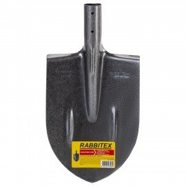 Лопата штыковая без черенка 20х40см, ребра жесткости, рельсовая сталь, RABBITEX "rail, 700479