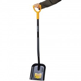 Лопата совковая стальная 24х27см, L=120см, черенок сталь V-ручка, RABBITEX "strong me, 700482