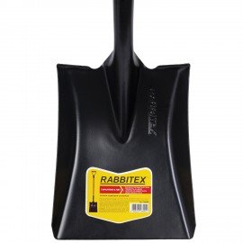 Лопата совковая стальная 23х28см L=115см черенок стекловолокно V-ручка RABBITEX "fibe, 700484