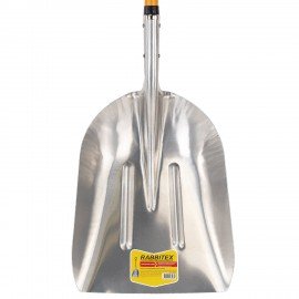 Лопата алюминиевая для снега 37х48см L=120см стекловолокно V-ручка, RABBITEX "fibergl, 700486