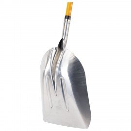 Лопата алюминиевая для снега 37х48см L=120см стекловолокно V-ручка, RABBITEX "fibergl, 700486