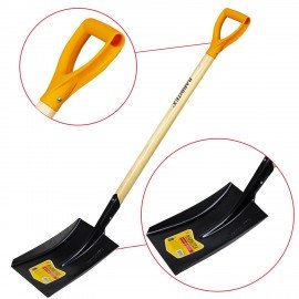 Лопата совковая стальная 19х27см, L=115см, деревянный черенок, V-ручка, RABBITEX "sta, 700487