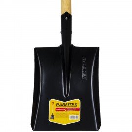 Лопата совковая стальная 19х27см, L=115см, деревянный черенок, V-ручка, RABBITEX "sta, 700487
