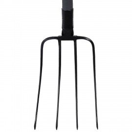 Вилы садовые стальные 22х30см, L=120см, черенок сталь V-ручка, RABBITEX "strong metal, 700490