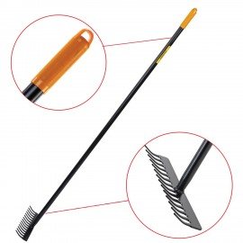 Грабли 14 зубьев цельнометаллические 35х10см, L=150см, черенок сталь, RABBITEX "long, 700493