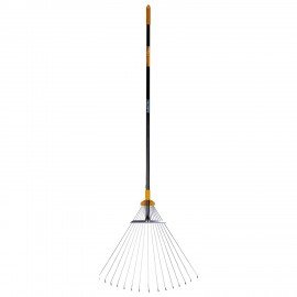 Грабли веерные 15 зубьев раздвижные, захват 20-60см, L=120-150см, RABBITEX "long hand, 700495