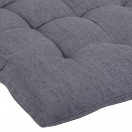 Подушка на стул "РОГОЖКА", 40x40см, полиэстер, серая, PRIMILA LUX, 700499