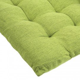 Подушка на стул "РОГОЖКА", 40x40см, полиэстер, зеленая, PRIMILA LUX, 700500