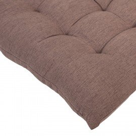 Подушка на стул "РОГОЖКА", 40x40см, полиэстер, коричневая, PRIMILA LUX, 700501