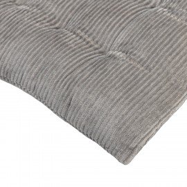 Подушка на стул "ВЕЛЬВЕТ" 38х38см, полиэстер, серая, PRIMILA CLASSIC,700504