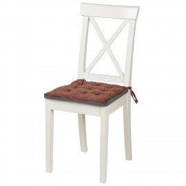 Подушка на стул "ВЕЛЬВЕТ" 38х38см, полиэстер, коричневая, PRIMILA CLASSIC,700506