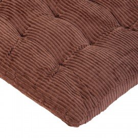 Подушка на стул "ВЕЛЬВЕТ" 38х38см, полиэстер, коричневая, PRIMILA CLASSIC,700506