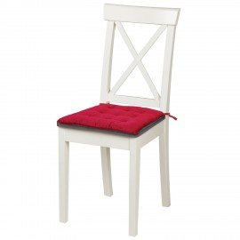 Подушка на стул "ВЕЛЬВЕТ" 38х38см, полиэстер, бордовая, PRIMILA CLASSIC,700507
