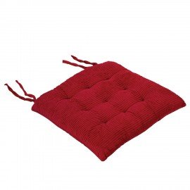Подушка на стул "ВЕЛЬВЕТ" 38х38см, полиэстер, бордовая, PRIMILA CLASSIC,700507