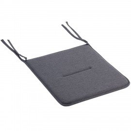 Подушка на стул плоская "РОГОЖКА" 37x37см, полиэстер, серая PRIMILA STANDARD,700508