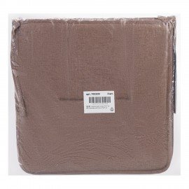 Подушка на стул плоская "РОГОЖКА" 37x37см, полиэстер, коричневая, PRIMILA STANDARD, 700509