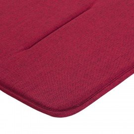 Подушка на стул плоская "РОГОЖКА" 37x37см, полиэстер, бордовая, PRIMILA STANDARD, 700510