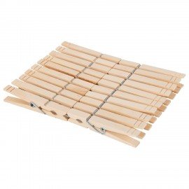 Прищепки бельевые 8,4 см, КОМПЛЕКТ 20 штук, дерево, PRIMILA WOOD, 700513