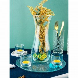 Ваза для цветов, высота 255 мм, стекло, PASABAHCE "ФЛОРА", фирменная подарочная упаковка, 43737