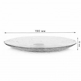 Тарелка десертная, 190 мм, стекло, PASABAHCE "ХЕЙЗ", 10377СЛ1