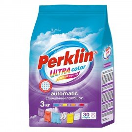 Стиральный порошок автомат 3 кг PERKLIN ULTRA Color, УЛУЧШЕННАЯ ФОРМУЛА, универсальный, 700606