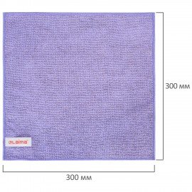 Салфетки из МИКРОФИБРЫ 30 х 30 см PASTEL COLOUR, big pack, КОМПЛЕКТ 10 штук, 180 г/м2, LAIMA HOME, 700608