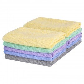 Салфетки из МИКРОФИБРЫ 30 х 30 см PASTEL COLOUR, big pack, КОМПЛЕКТ 10 штук, 180 г/м2, LAIMA HOME, 700608