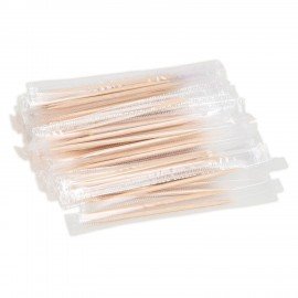 Зубочистки бамбуковые 1000 штук в индивидуальной ПП упаковке, КП, 119908