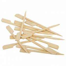 Пики для канапе бамбуковые ГОЛЬФ 9 см, 100 шт., КП, 133043