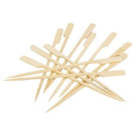 Пики для канапе бамбуковые ГОЛЬФ 15 см, 100 шт, КП, 133045