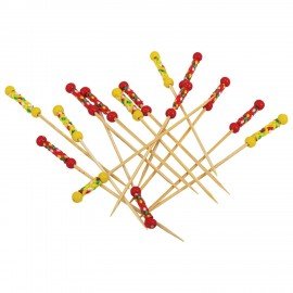 Пики для канапе бамбуковые "Мексика", 12 см, 100 шт., КП, 138289