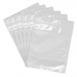 Пакет Дой-Пак с замком ZIP LOCK, прозрачный 160 х 240 + 40 мм, 100 штук 70 мкм, BRAUBERG, 700698