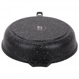 Сковорода индукционная 26 см, съемная soft-touch ручка, антипригарное покрытие, МЕЧТА "Гранит", 026802И