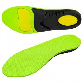 Стельки для кроссовок СПОРТИВНЫЕ КАРКАСНЫЕ, материал PU PRO SPORT, размер RU 40-41 / EU 41-42, с линиями выреза, SHEGRA (ШЕГРА), 700767