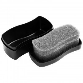 Губка-волна для обуви из гладкой кожи БЕСЦВЕТНАЯ, большой размер, SHEGRA (ШЕГРА), 700773