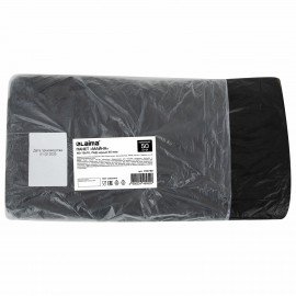 Пакет "майка" КОМПЛЕКТ 50 штук, 40+18х70, ПНД черный 25 мкм, LAIMA, 700792