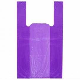 Пакет "майка" КОМПЛЕКТ 100 штук, 25+13х44, ПНД фиолетовый, 13 мкм, LAIMA, 700795