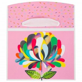 Пакет-коробка подарочный (1 штука) "Цветок", 15х9х11 см, тиснение фольгой, ламинация, 90074