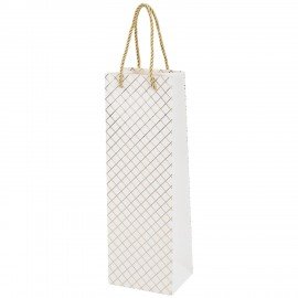 Пакет подарочный под бутылку (1штука) 13х9x36см (B) "Leather Bottle Bag", ассорти, ЗОЛОТАЯ СКАЗКА, 700802