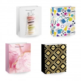 Пакет подарочный (1 штука) 18х10х23см (M) "Everyday Collection", ассорти, фольга, ЗОЛОТАЯ СКАЗКА, 700807