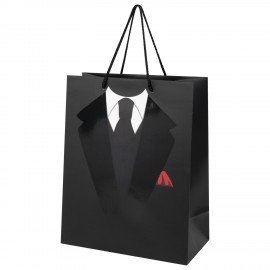 Пакет подарочный (1 штука) 26х13х32см (L) "Man Style", ассорти, фольга, выборочный лак, ЗОЛОТАЯ СКАЗКА, 700813