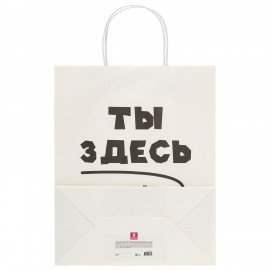 Пакет подарочный (1 штука) 26х13х32см (L) "Love Story", ассорти, крафт, ЗОЛОТАЯ СКАЗК, 700821